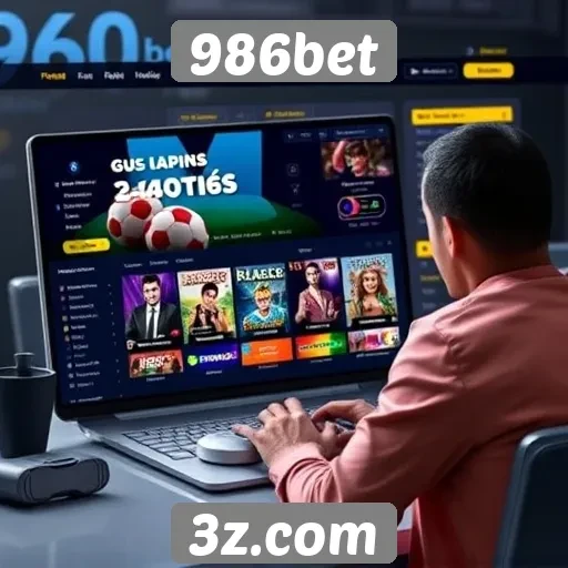 Navegação e usabilidade no site 986bet